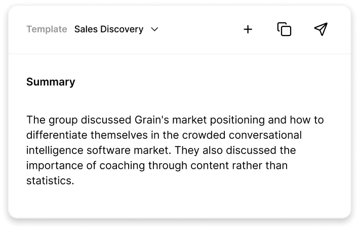 Grain Transcription Summary