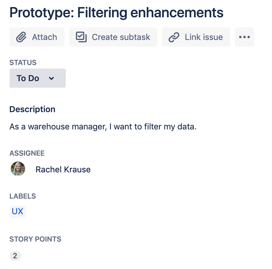 Jira backlog