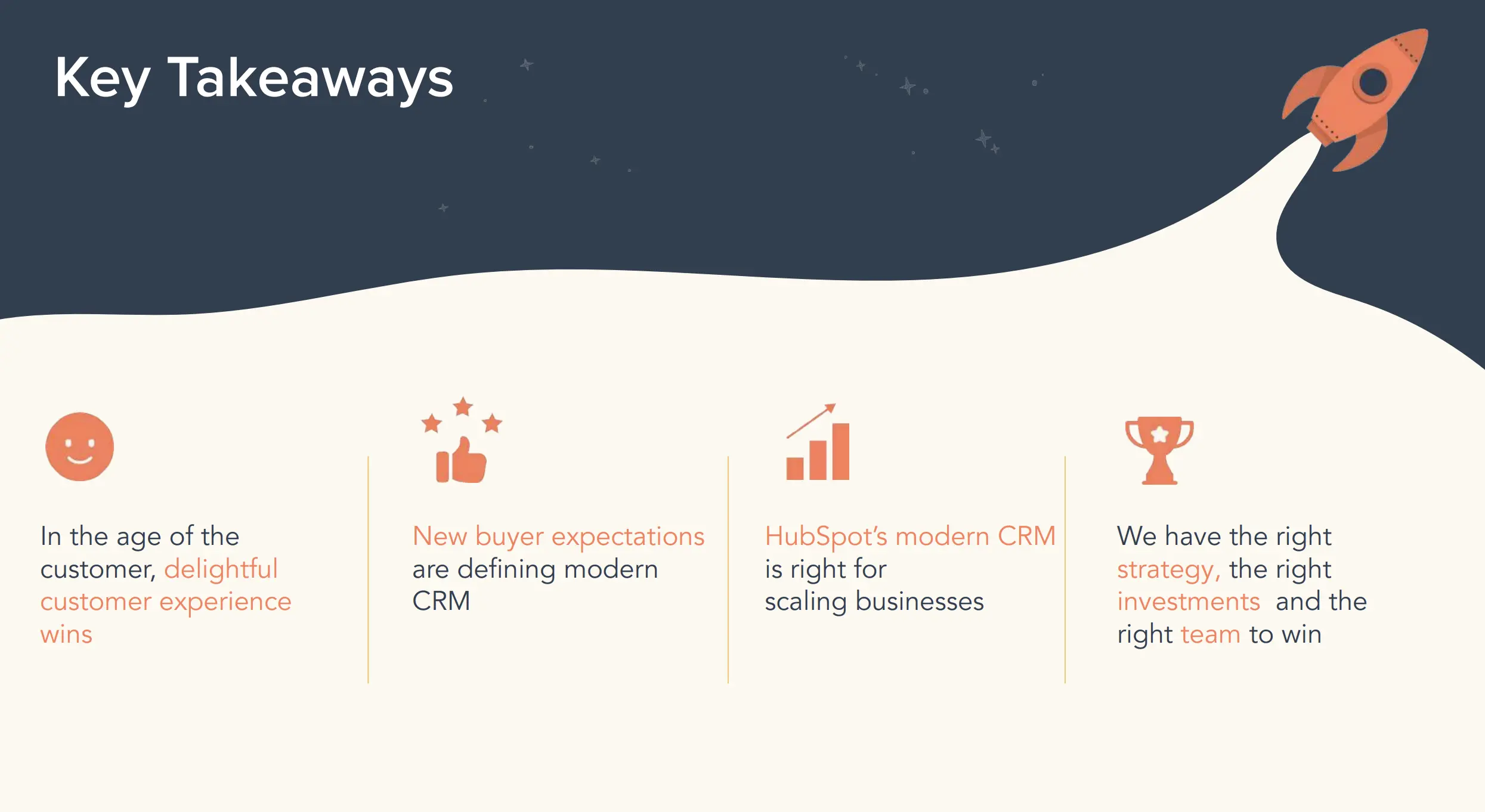 A call-to-action for utilizing HubSpot CRM for better customer engagement.